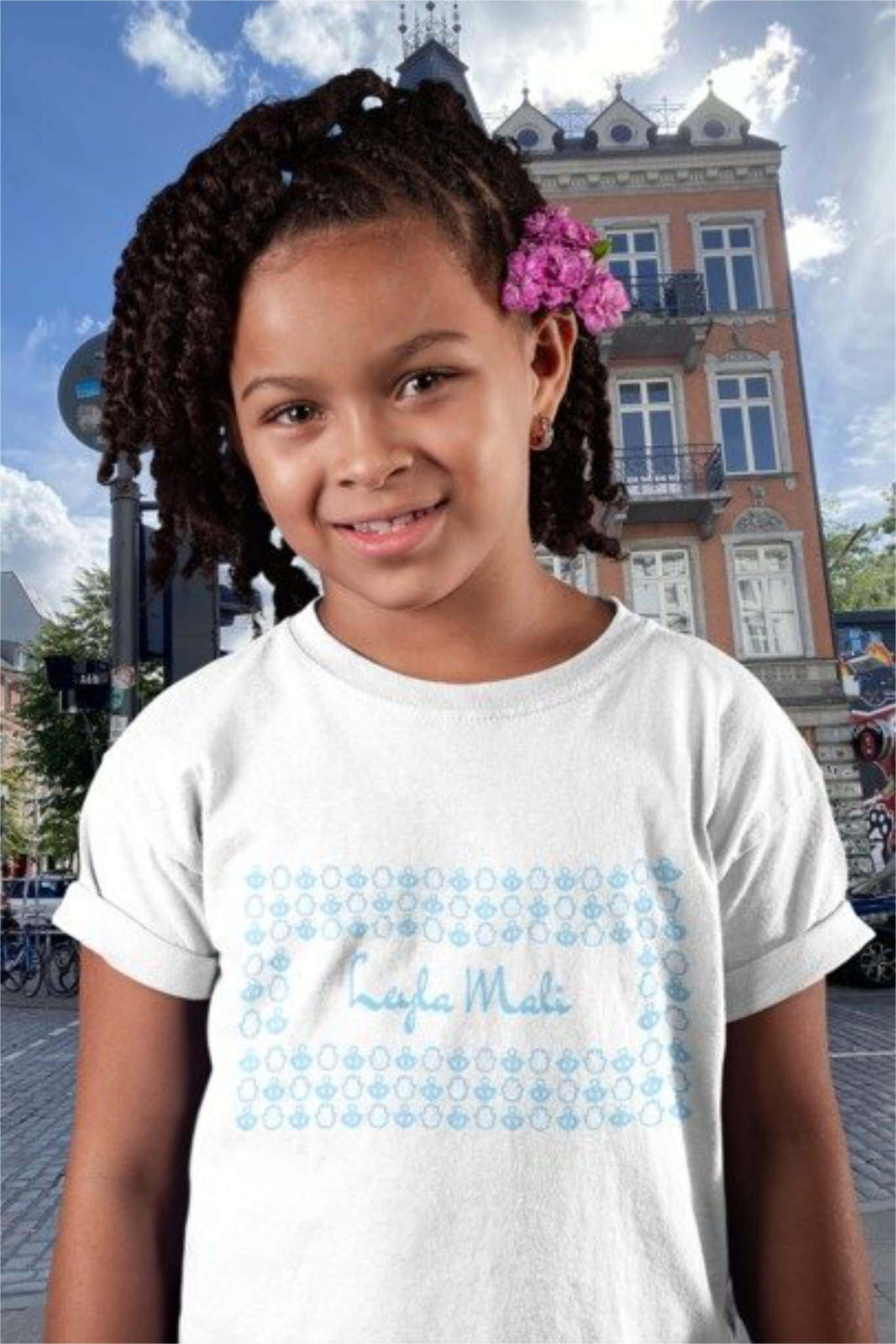 Leyla Mali T-Shirts in Weiß