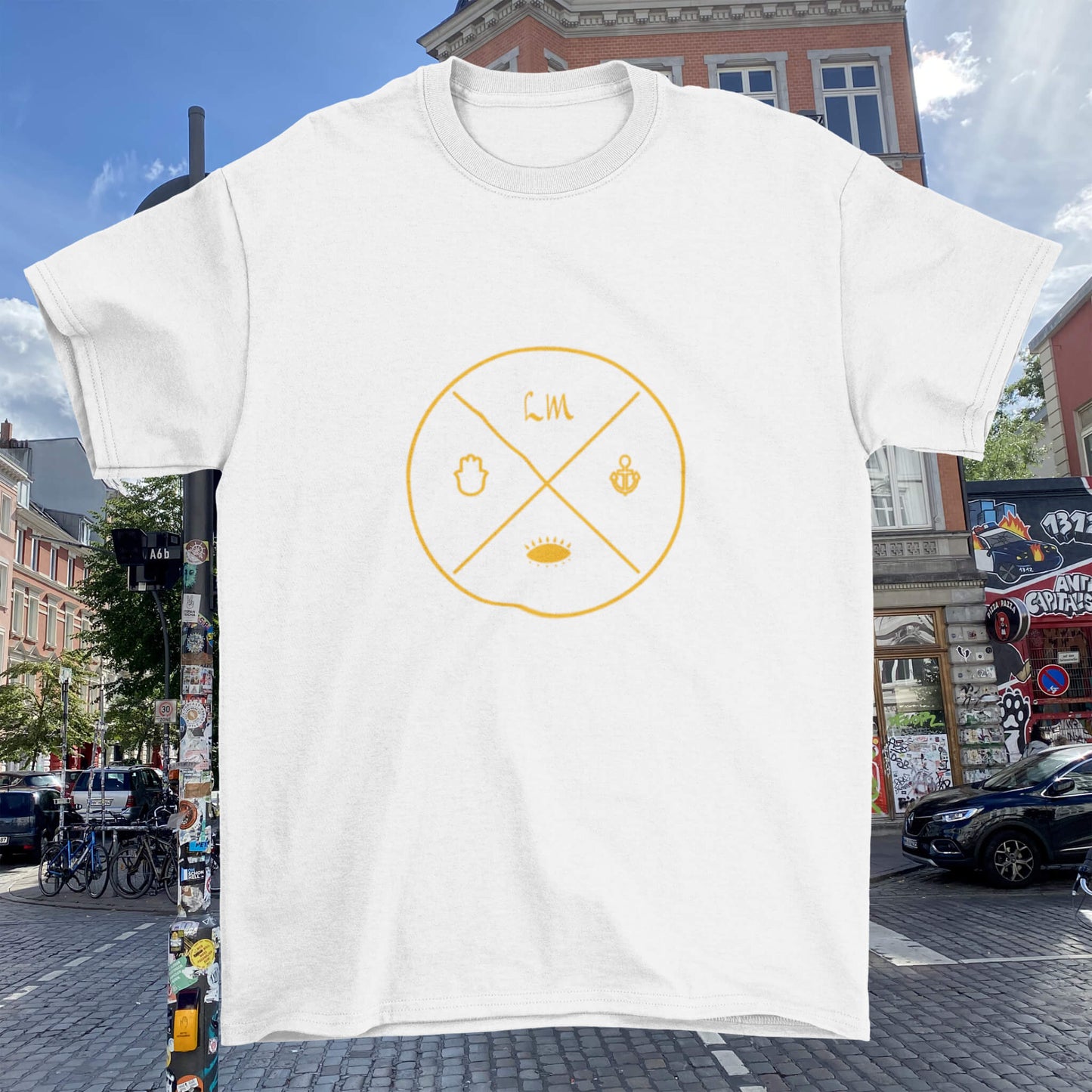 Logo T-Shirts in Weiß