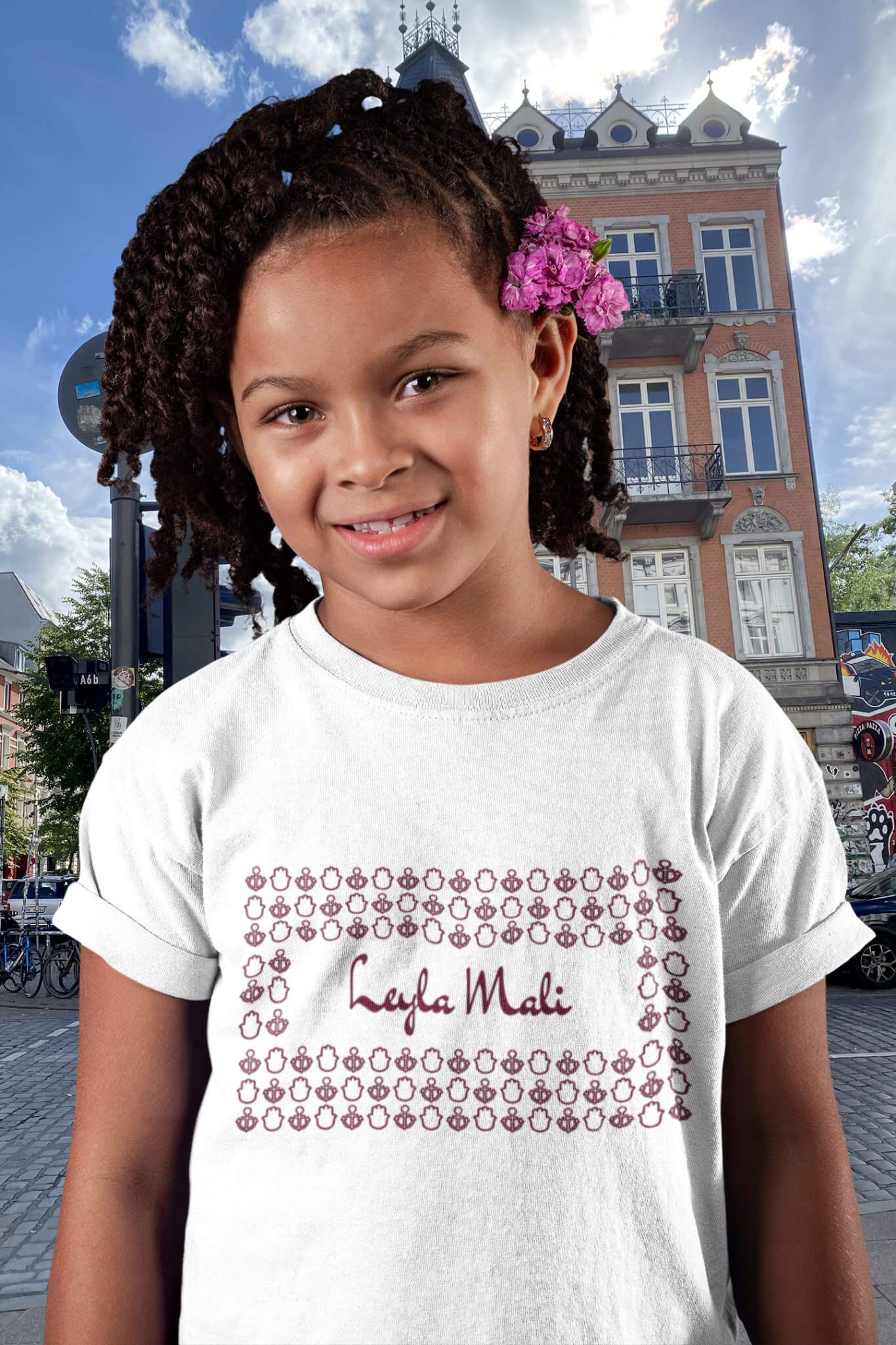 Leyla Mali T-Shirts in Weiß