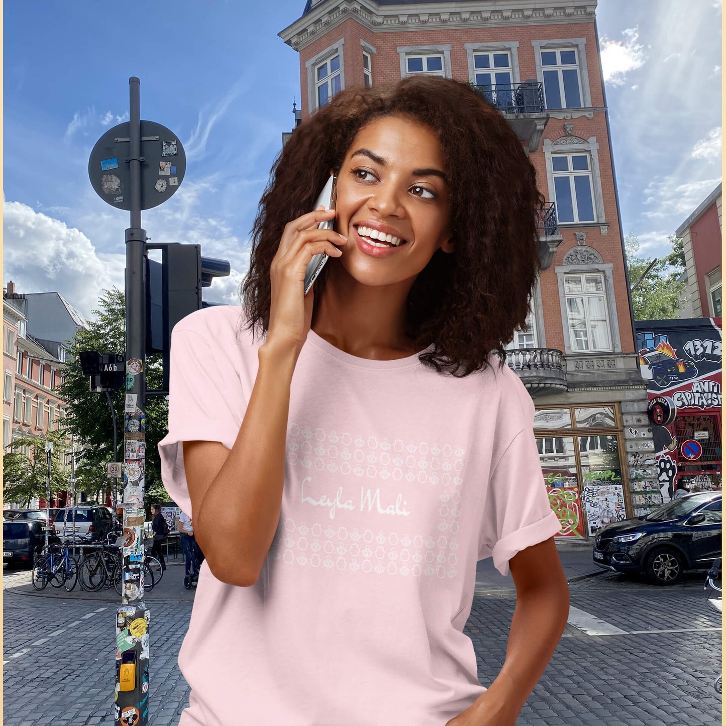 Leyla Mali T-Shirts in Farbe