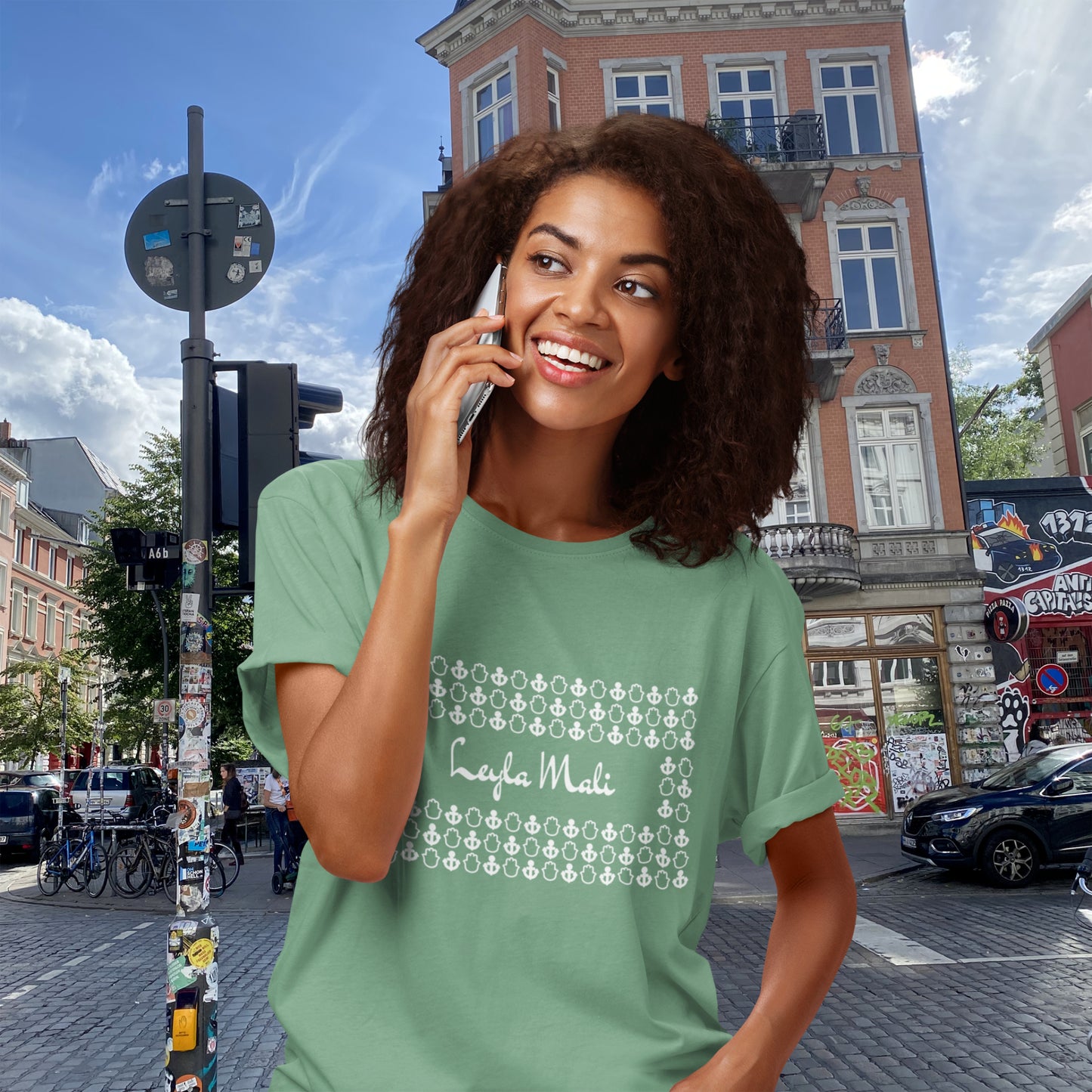 Leyla Mali T-Shirts in Farbe