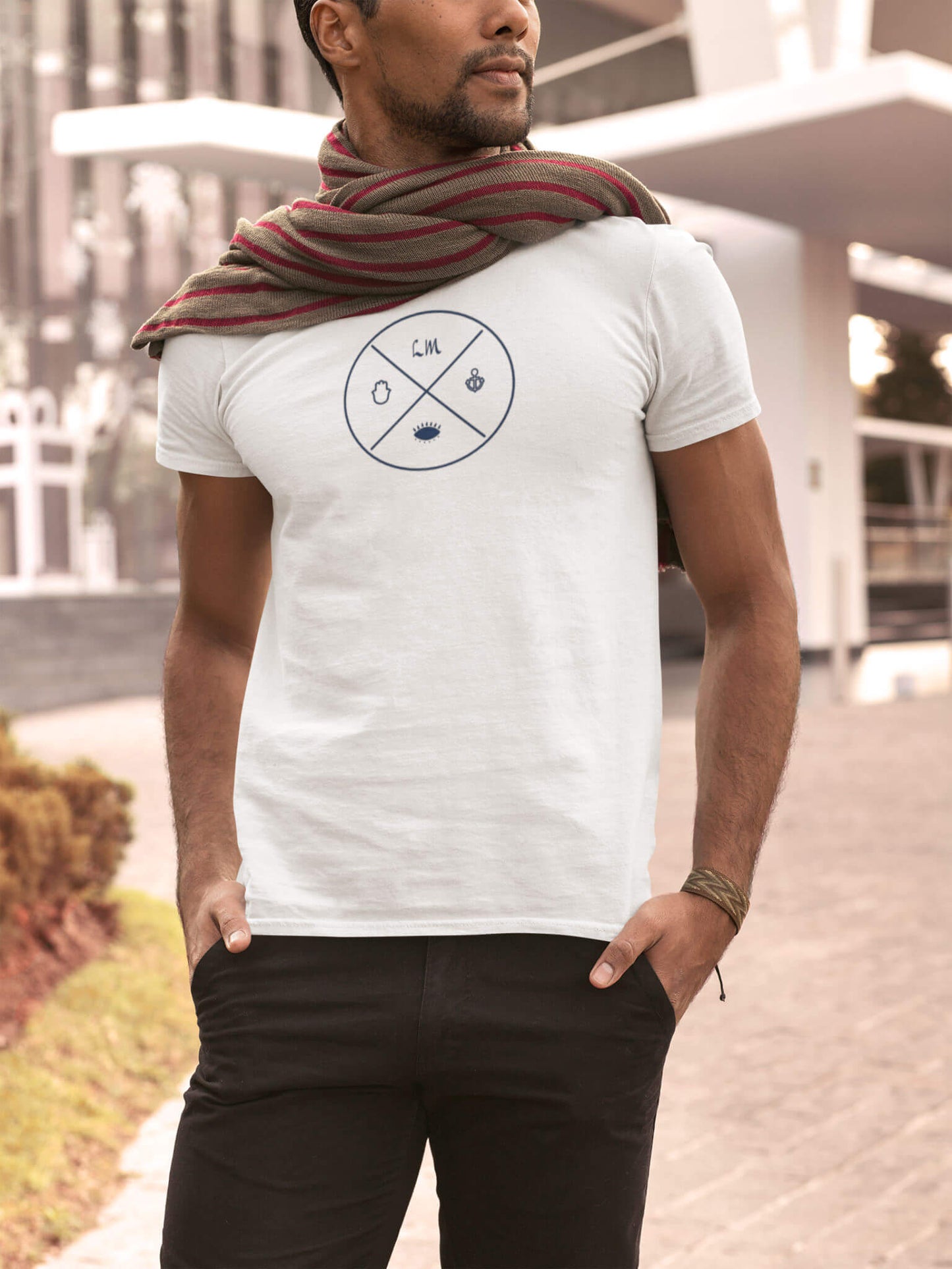 Logo T-Shirts in Weiß